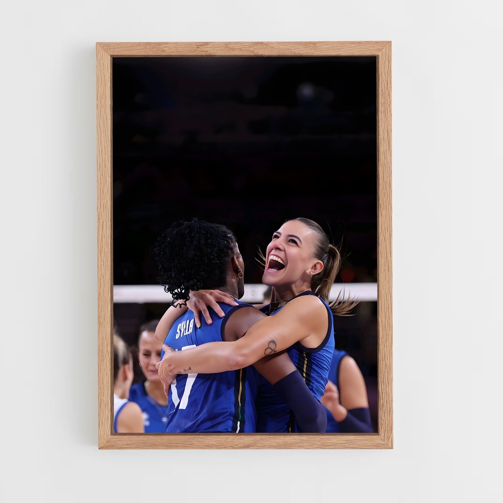 Poster La Victoire des Bruins – affiche Volleyball (vue 4)